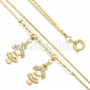 BN 021 Gold Layered CZ Bracelet